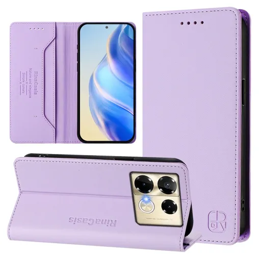 RINA Zaklápacie puzdro pre Infinix Note 40 Pro / 40 Pro+ 5G svetlofialové