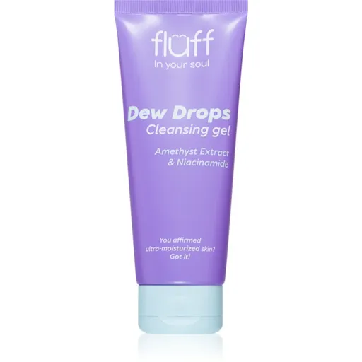 Fluff Dew Drops čistiaci pleťový gél s niacínamidom 100 ml