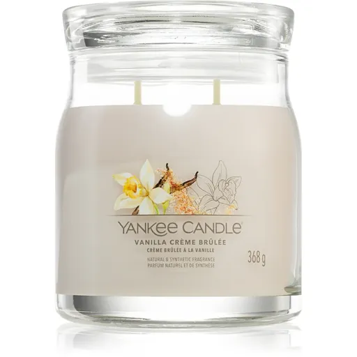 Yankee Candle Vanilla Crème Brûlée vonná sviečka 368 g