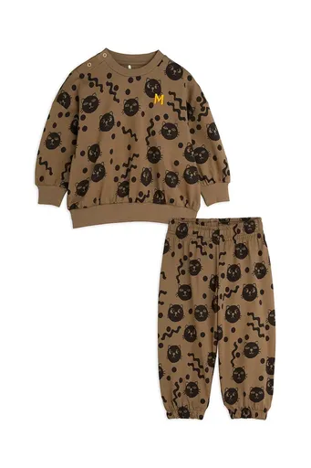 Detská tepláková súprava z bavlny Mini Rodini Squiggly cats