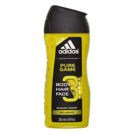 ADIDAS Pure Game Relaxing 3v1 sprchový gél 250 ml