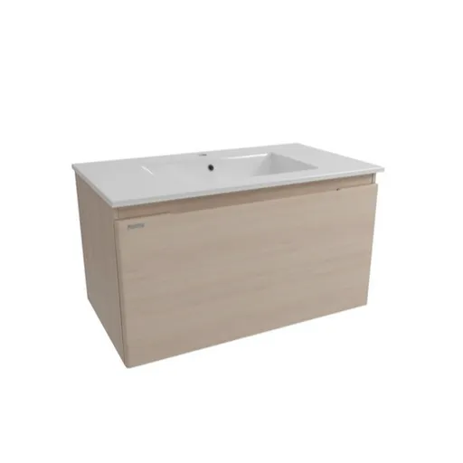 Kúpeľňová skrinka s umývadlom Naturel Ancona 80x45x46 cm akácie ANCONA280DV