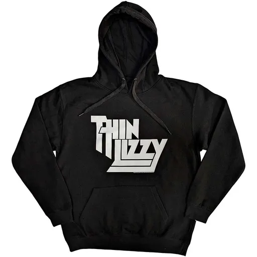 THIN LIZZY mikina Stacked Logo Čierna S