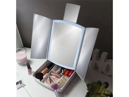 4L Zrkadlo 4L 9828 LED skladacie