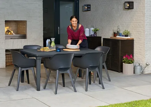 Elvisia Záhradný set LIAN 6 + 1 | grafit