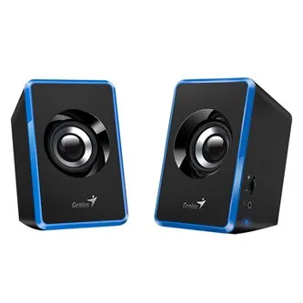 Genius reproduktory SP-U125 31730042402, 2.0, 3W, modré, regulace hlasitosti, 3,5 mm jack (USB), 150Hz-20kHz