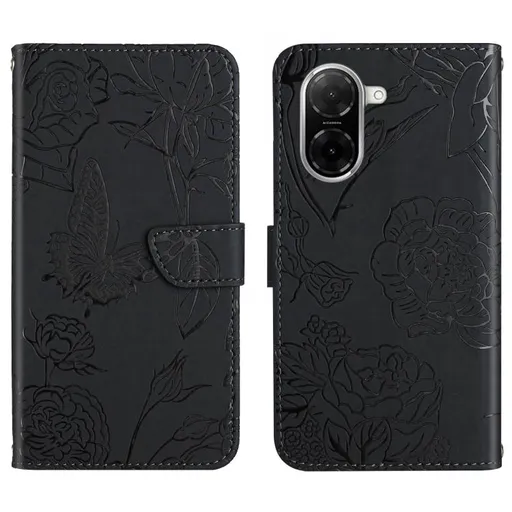 ART BLOSSOM Peňaženkový obal pre Xiaomi Redmi A5 čierny