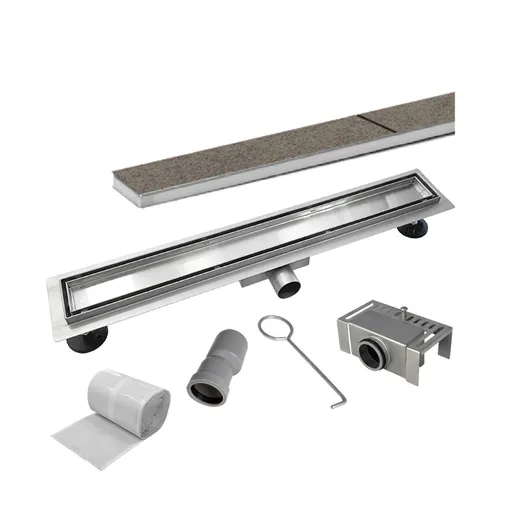 Mereo Odtokový sprchový žľab 90 cm, vr. roštu TILE CZ133