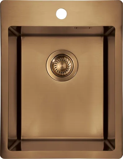 DEANTE DEANTE - Olfato Precious hnedý oceľový drez, 1-bowl ZPO_C10E