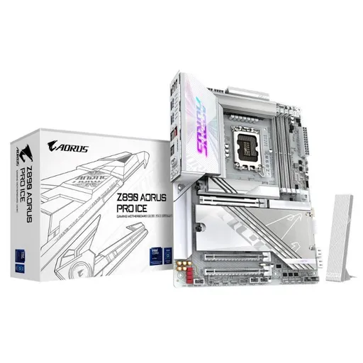 GIGABYTE MB Sc LGA1851 Z890 AORUS PRE ICE, Intel Z890, 4xDDR5, 1xHDMI, 2xThunderbolt, WiFi
