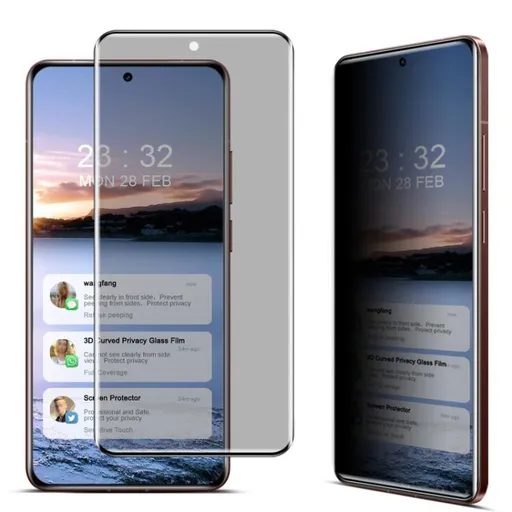 IMAK 3D PRIVACY Tvrdené ochranné sklo pre Realme GT 7 Pro 5G