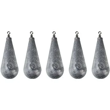 Suretti Olovo hruška s obratlíkom 80 g 5 ks (4891223213164)