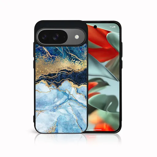 MY ART Ochranný kryt pre Google Pixel 9 BLUE MARBLE (141)