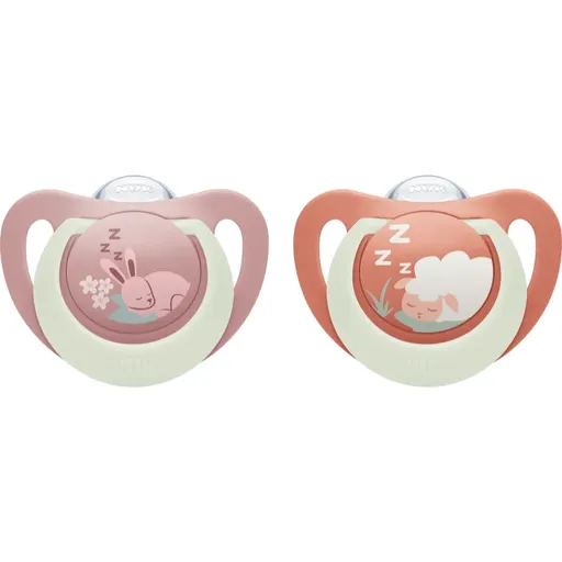 NUK First Choice Night 6-18 m cumlík 2 ks