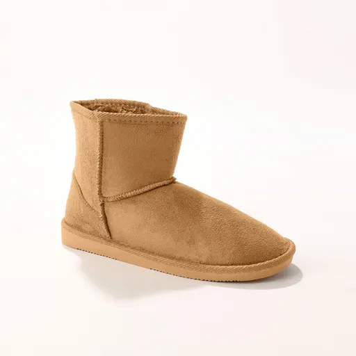 Nízke čižmy s imitáciou kožušiny