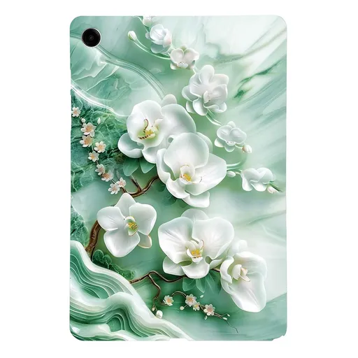 ART TPU Ochranný kryt pre Samsung Galaxy Tab A11+ JADE FLOWER