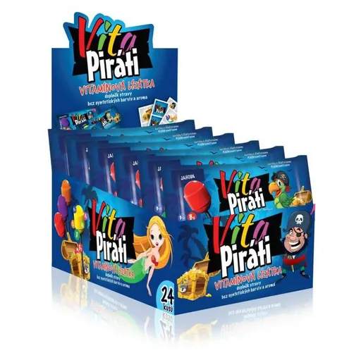 BIOTTER VitaPiráti vitamínové lízanky 24 kusov