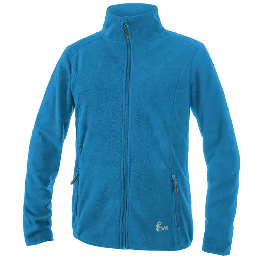 Canis (CXS) Detská fleecová mikina CXS GRANBY CHILD - Azúrovo modrá | 150 cm