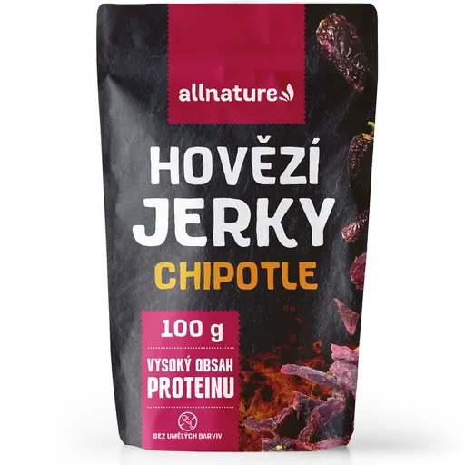 ALLNATURE BEEF Chipotle Jerky sušené maso 100 g