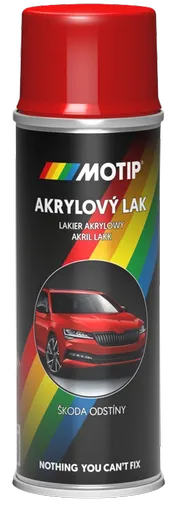 AUTOSPREJ ŠKODA - Farba na auto v spreji AC8180 - červená rallye 0,2 L