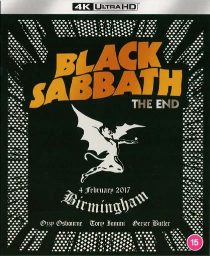 Black Sabbath, The End (4 February 2017 Birmingham) (Ultra HD Blu-ray), Blu-ray