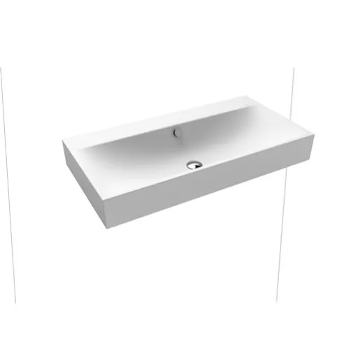 Kaldewei Silenio umývadlo 3045 90x46 cm alpská biela bez otvoru pre batériu 904406003001