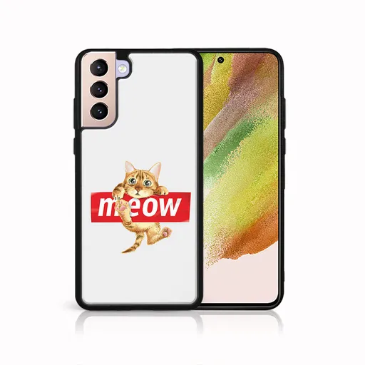 MY ART Ochranný kryt pre Samsung Galaxy S22 5G MEOW (183)