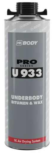 HB BODY 933 - Izolačná hmota na karosériu čierna 1 L