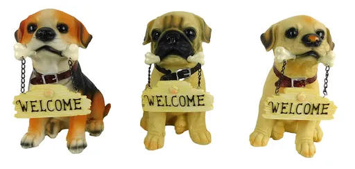 MAKRO - Soška pes 19cm rôzne dekory