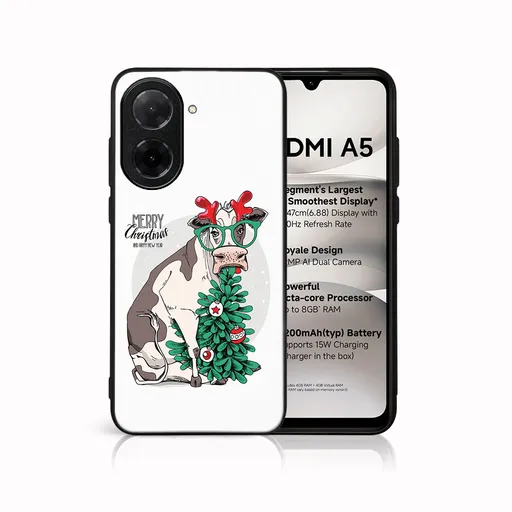 MY ART Kryt s vianočným dizajnom Xiaomi Redmi A5 MERRY CHRISTMAS (074)