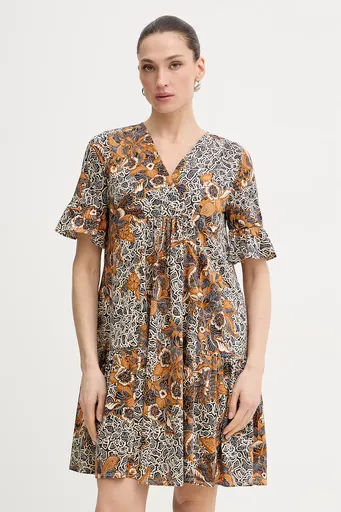 Bavlnené šaty Weekend Max Mara FUOCO