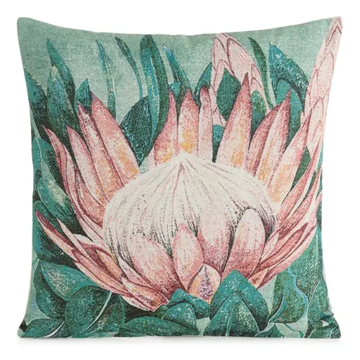 ArtFir Obliečka na vankúš GOBELIN 09 | mätová/ružová 45 x 45 cm