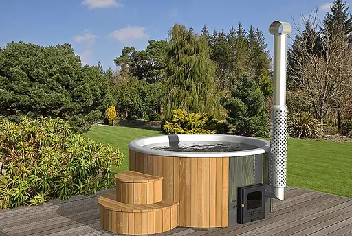 DEOKORK Drevená kaďa Hot tub DELUXE 220 (1650L)