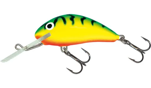 Salmo wobler hornet floating green tiger-3,5 cm 2,2 g
