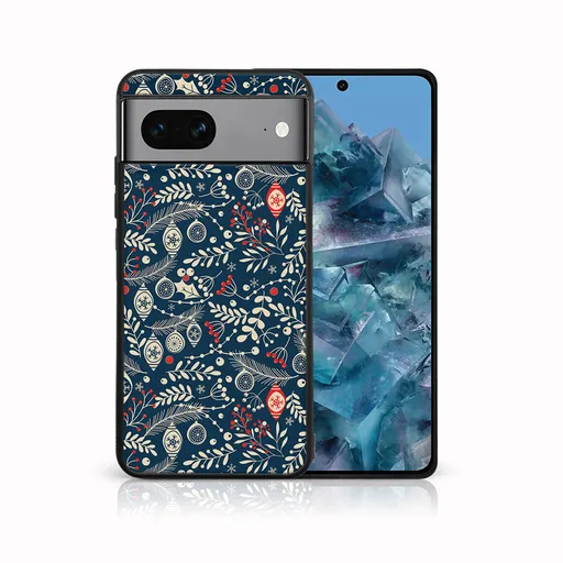 MY ART Kryt s vianočným dizajnom Google Pixel 8 MISTLETOE (070)