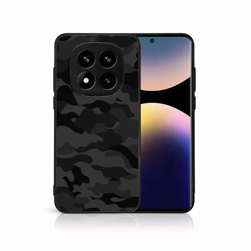 MY ART Ochranný kryt pre Xiaomi Redmi Note 14 Pro+ 5G BLACK CAMO (234)