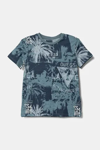 Detské bavlnené tričko Guess