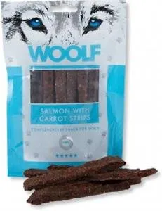 Woolf salmon with carrot strips 100 g