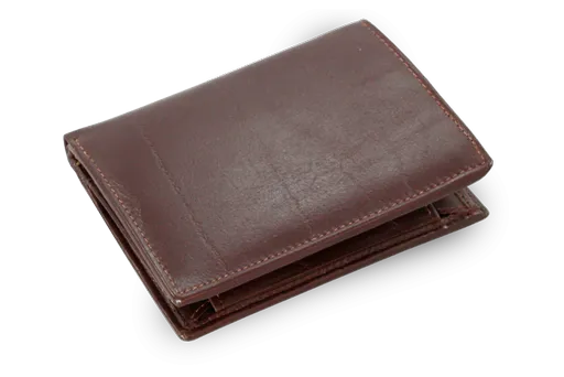 Tmavo hnedá pánska kožená peňaženka a dokladovka so zápinkou 514-1610-40