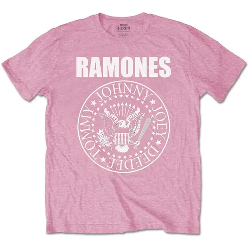 Ramones tričko Presidential Seal Ružová 3 – 4 roky