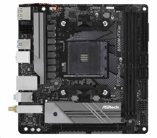 ASRock MB Sc AM4 B550-ITX/AC, AMD B550, 2xDDR4, HDMI, DP