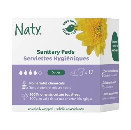 ECO BY NATY Dámske vložky Super 12 ks