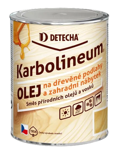 DETECHA KARBOLINEUM - Olej na terasy a záhradný nábytok bezfarebná 2 kg