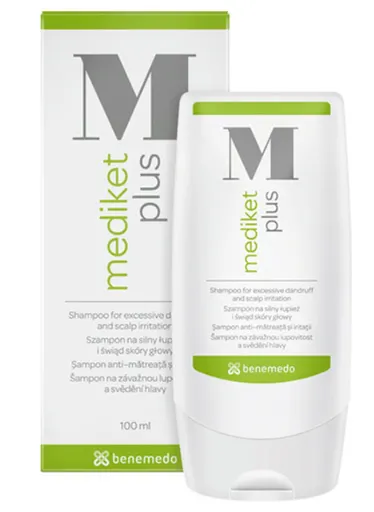 Mediket Plus Shampoo pre suché a mastné vlasy s lupinami 100 ml