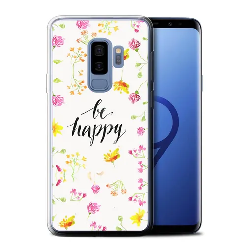 PROTEMIO MY ART kryt Samsung Galaxy S9 Plus BE HAPPY (019)