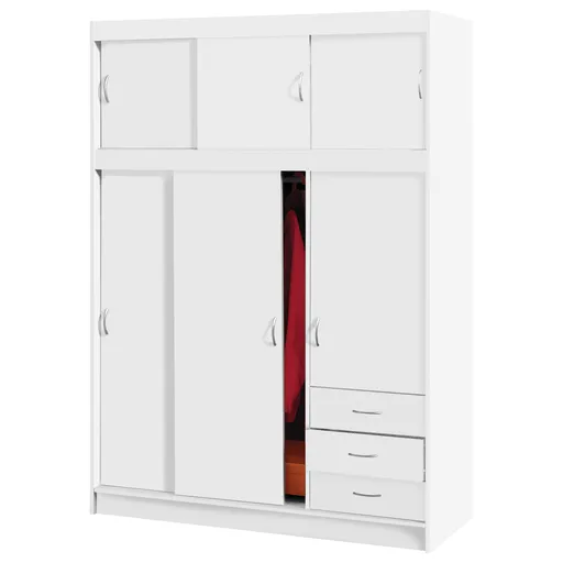 Skriňa s posuvnými dverami 3000 biela