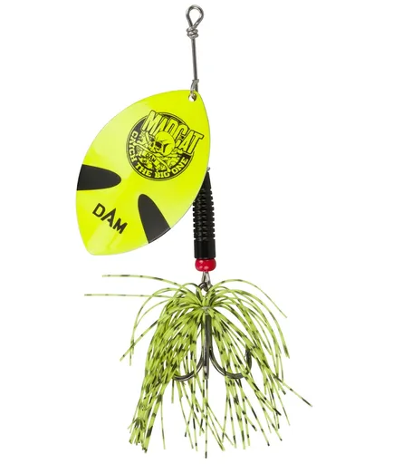 Madcat blyskáč big blade spinners fluo yellow 2/0 55 g