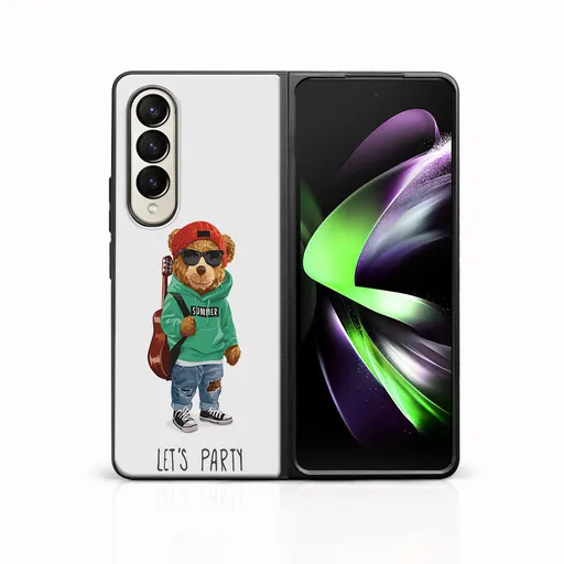 MY ART Ochranný kryt pre Samsung Galaxy Z Fold 3 5G  BEAR (177)