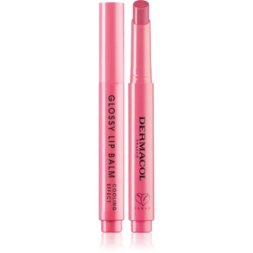 Dermacol Beauty Stick Glossy Lip Balm ošetrujúci lesk na pery s chladivým účinkom vône 04 Lychee 2.2 g