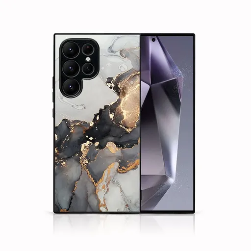 MY ART Ochranný kryt pre Samsung Galaxy S24 Ultra 5G GREY MARBLE (140)